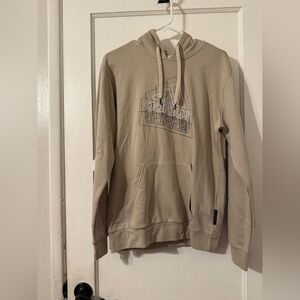 Men beige, Adidas hoodie size small